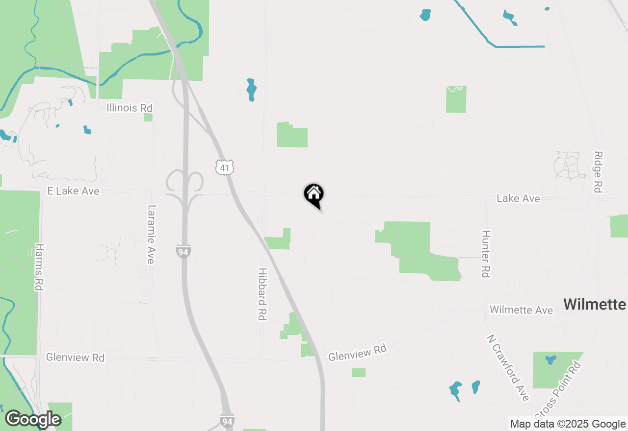 Map of 2907 Orchard Avenue, Wilmette, IL 60091