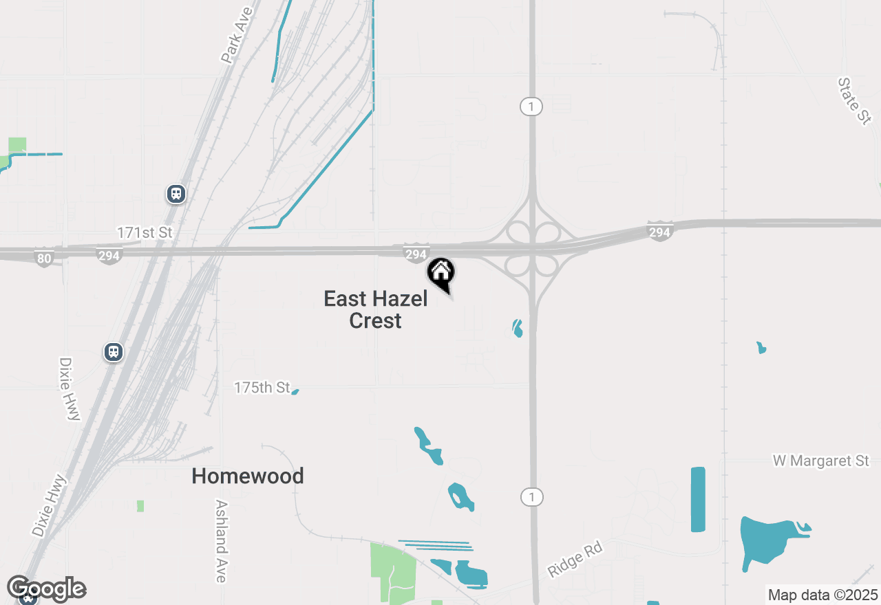 Map of 1010 173rd Street, East Hazel Crest, IL 60429