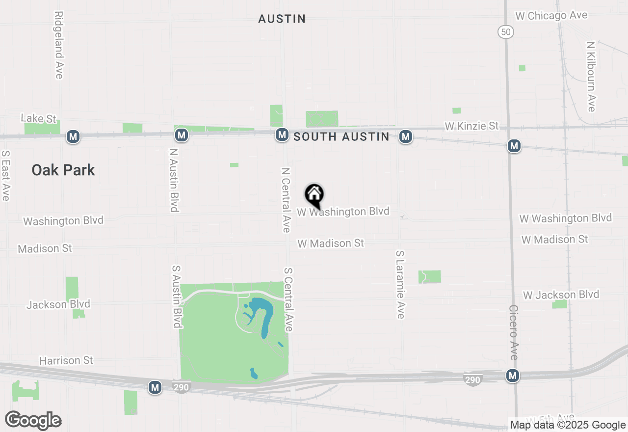 Map of 5461 W Washington, Chicago, IL 60644