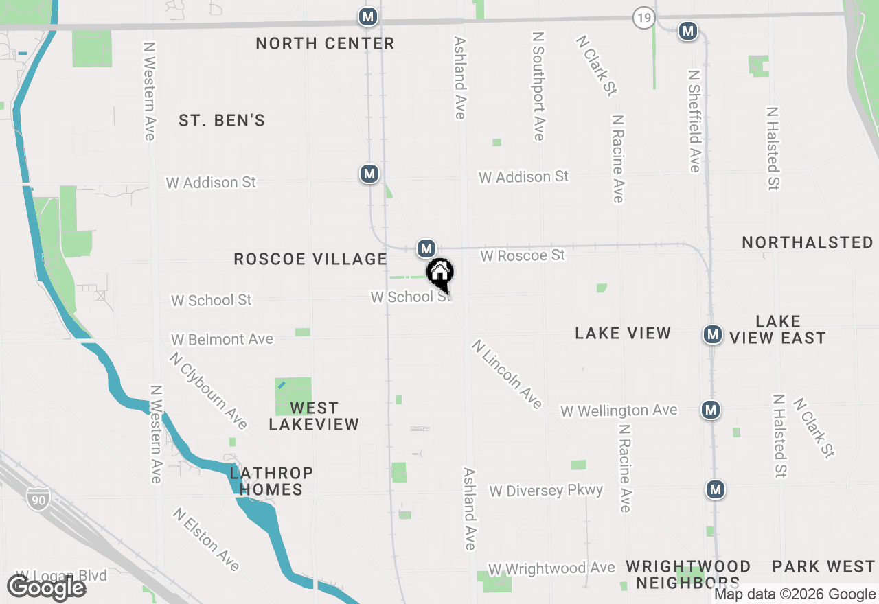 Map of (Address confidential), Chicago, Illinois 60657