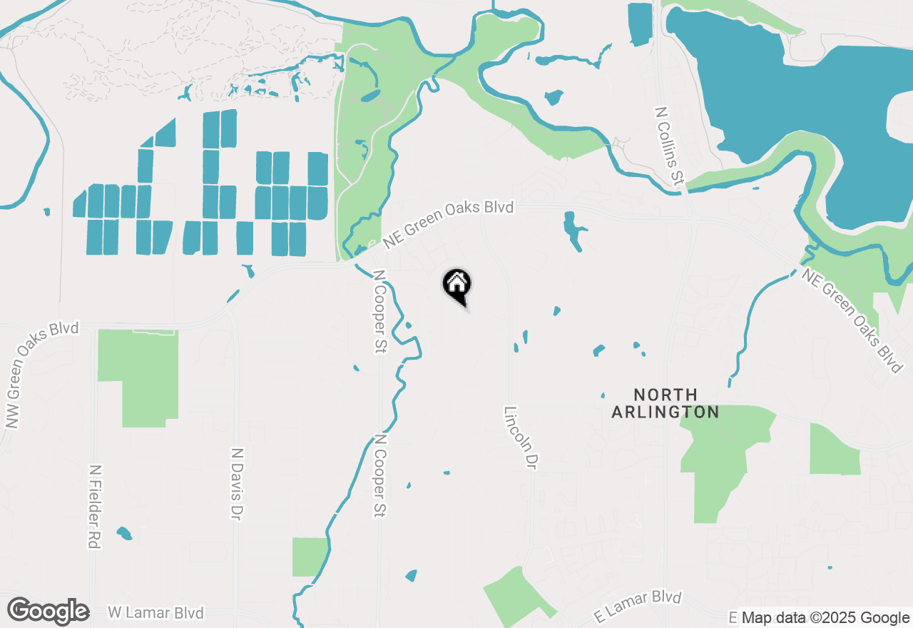 Map of 2608 Rivercrest Drive, Arlington, TX 76006