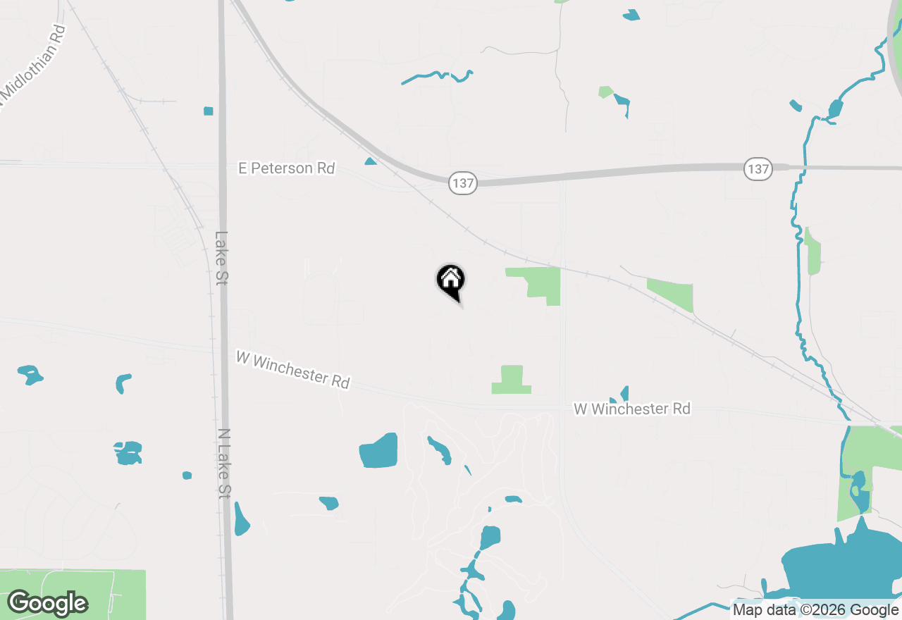 Map of (Address confidential), Libertyville, Illinois 60048