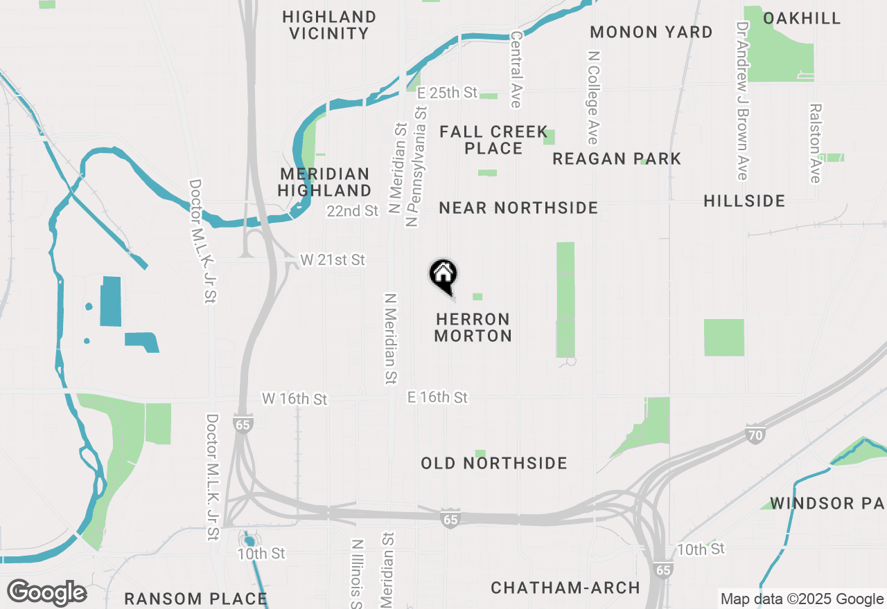 Map of 146 E 19th Street #12, Indianapolis, IN 46202