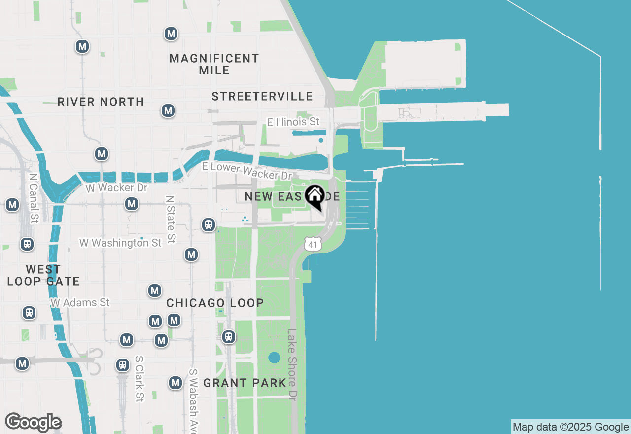 Map of 155 N Harbor Drive #5107, Chicago, IL 60601