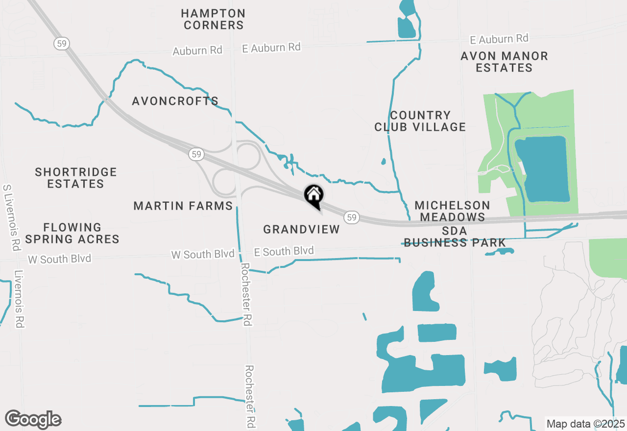 Map of 322 Michelson Road, Rochester Hills, MI 48307