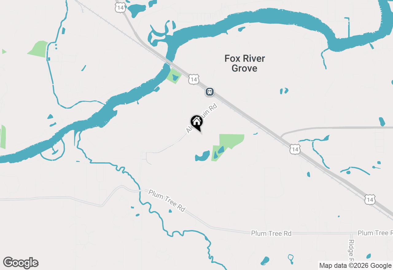 Map of 524 Tower Place, Fox River Grove, IL 60021