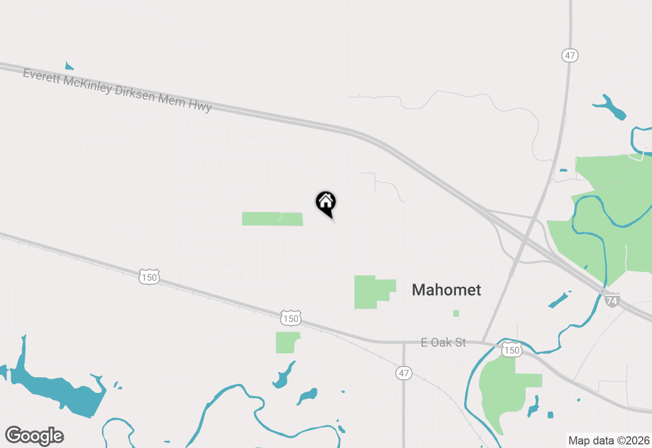 Map of 501 Richard Court, Mahomet, IL 61853