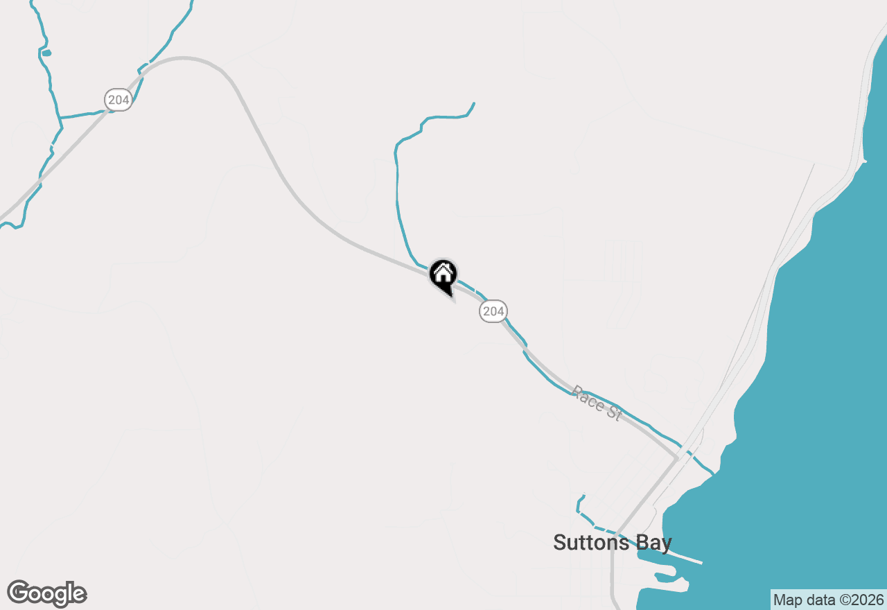 Map of 9224 E Duck Lake Road, Suttons Bay, MI 49682