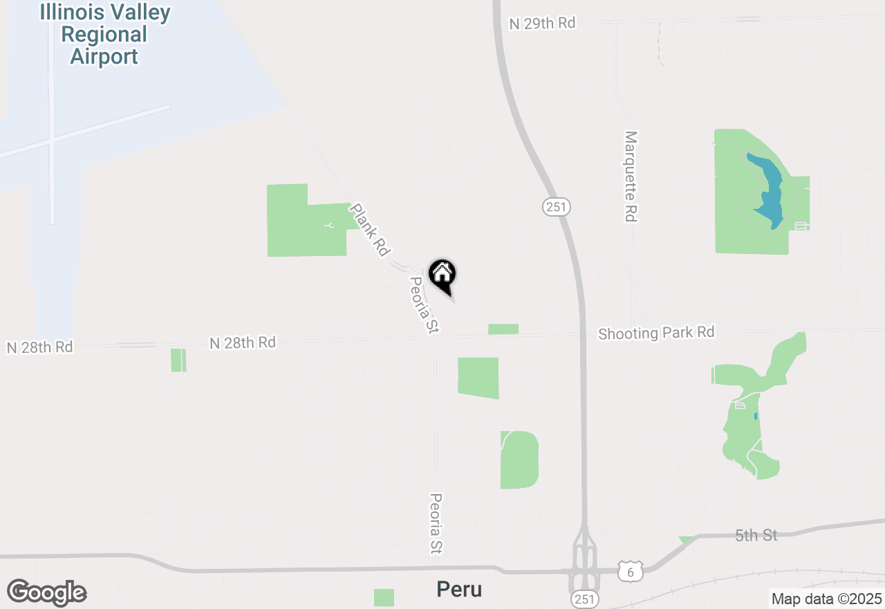 Map of 2107 Wynnewood Lane, Peru, IL 61354