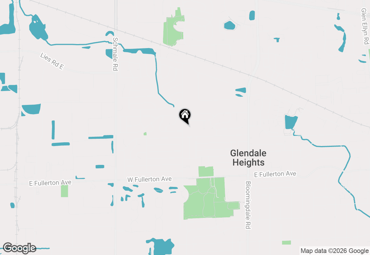 Map of 1751 President Street, Glendale Heights, IL 60139