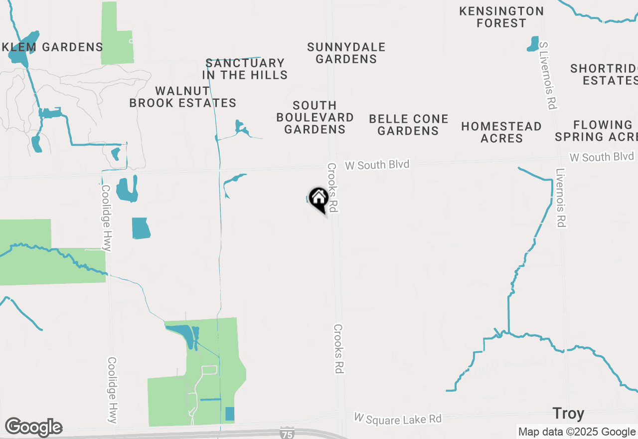 Map of 6817 Woodcrest Drive, Troy, MI 48098