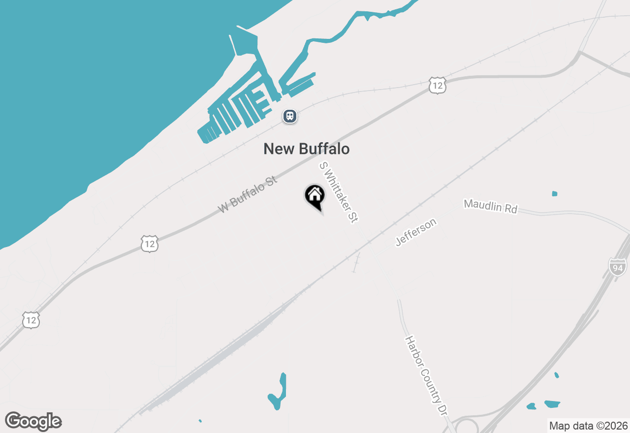 Map of 226 S Barker Street, New Buffalo, MI 49117