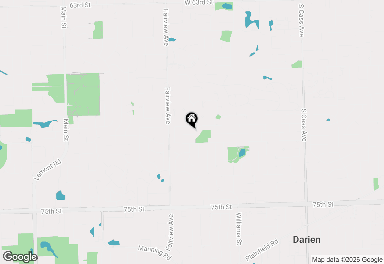 Map of 1814 Holly Avenue, Darien, IL 60561