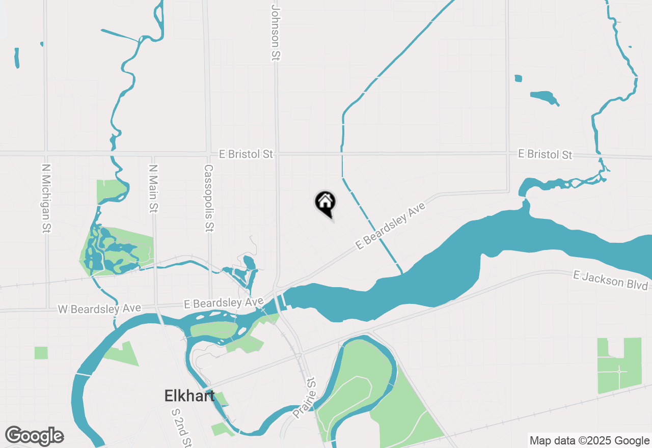 Map of 1100 Grant Street, Elkhart, IN 46514