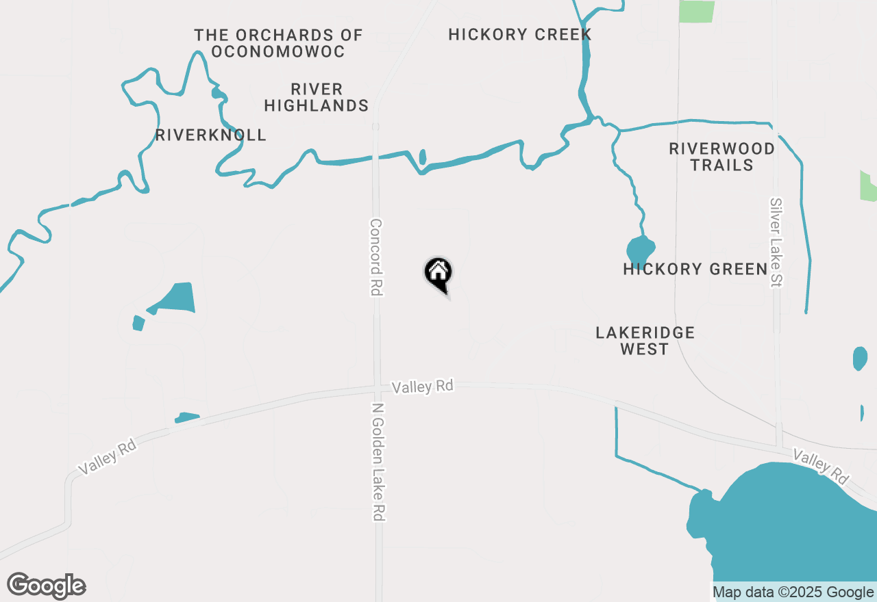 Map of 1007 Elderberry Rd, Oconomowoc, WI 53066