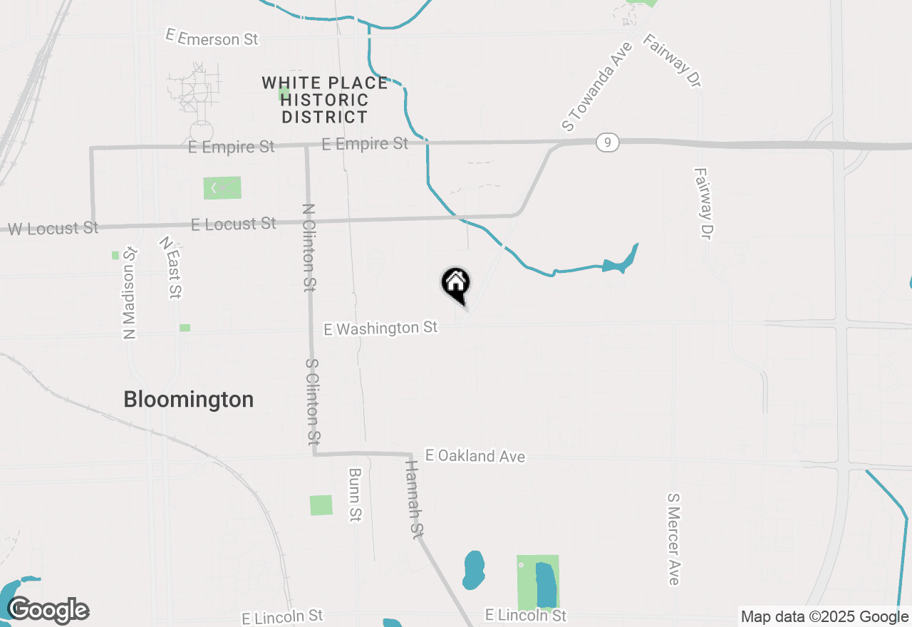 Map of 1111 E Jefferson Street #3, Bloomington, IL 61701