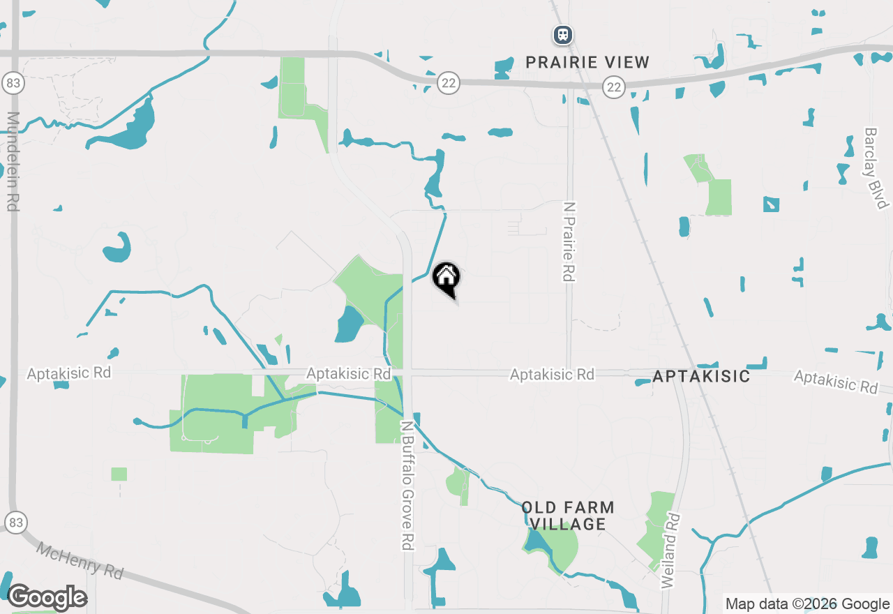 Map of 253 Hoffmann Drive, Buffalo Grove, IL 60089
