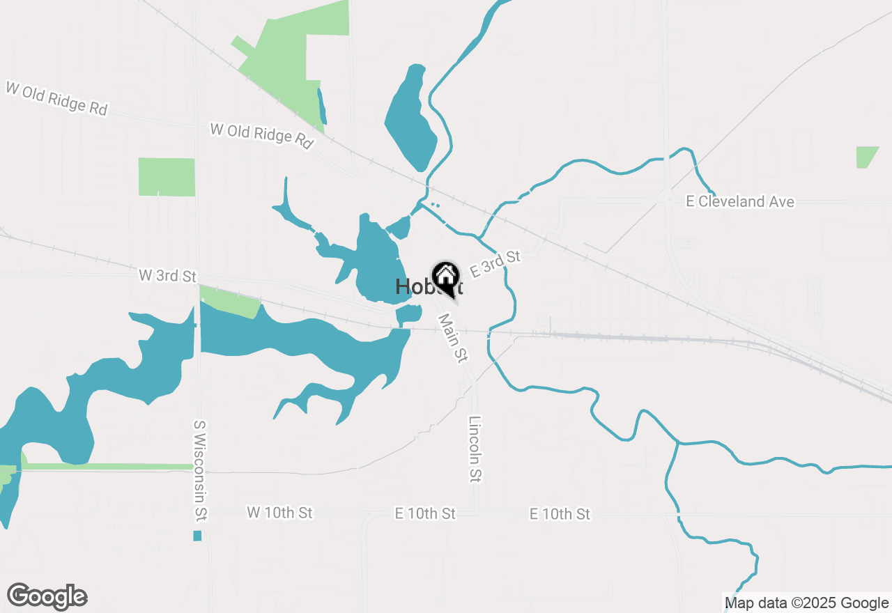Map of 347 Main Street, Hobart, IN 46342