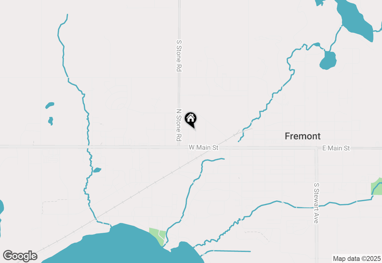 Map of 122 N Linden Avenue, Fremont, MI 49412