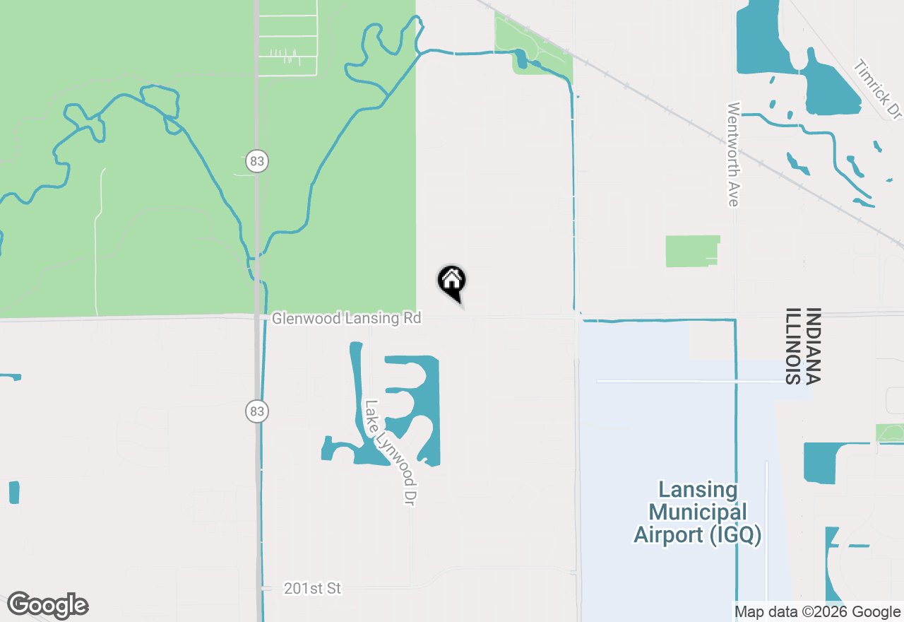 Map of 2847 194th Street, Lansing, IL 60438