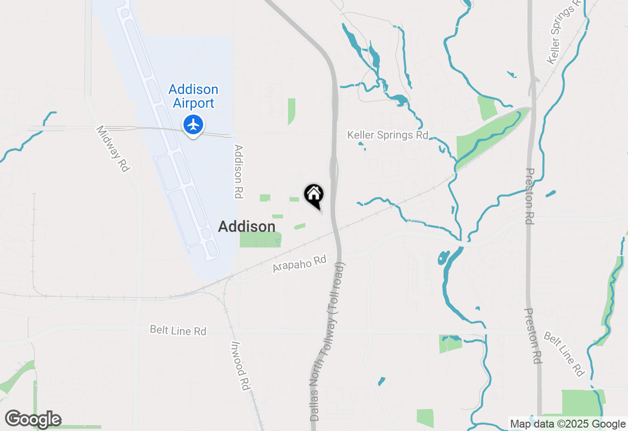 Map of 5055 Addison Circle #401, Addison, TX 75001