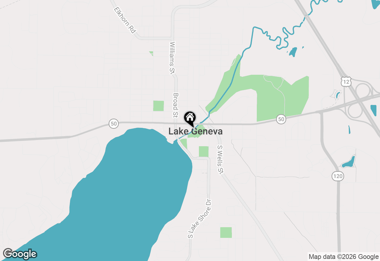 Map of 123 Center St #202, Lake Geneva, WI 53147