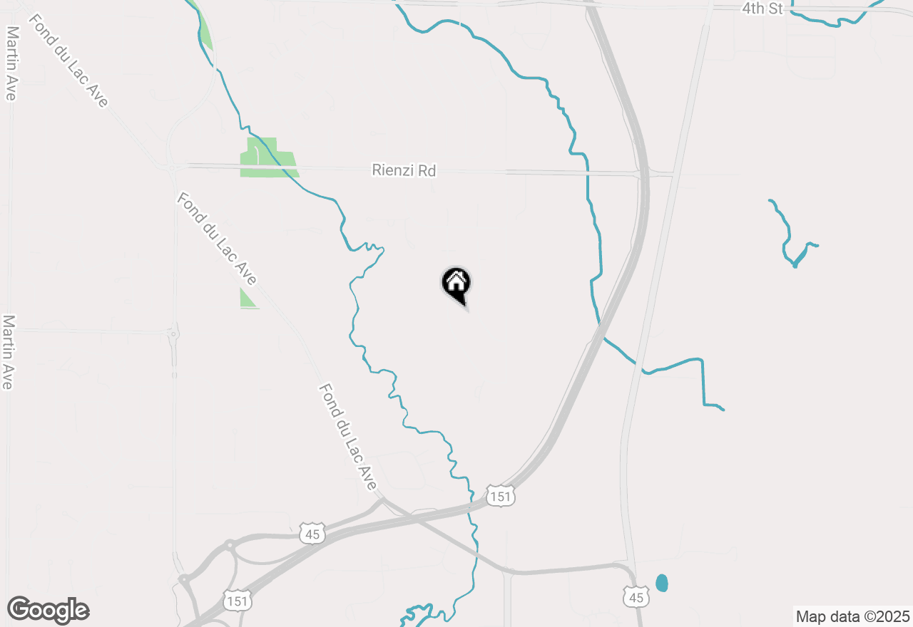 Map of 829 Country Club Ln, Fond Du Lac, WI 54935