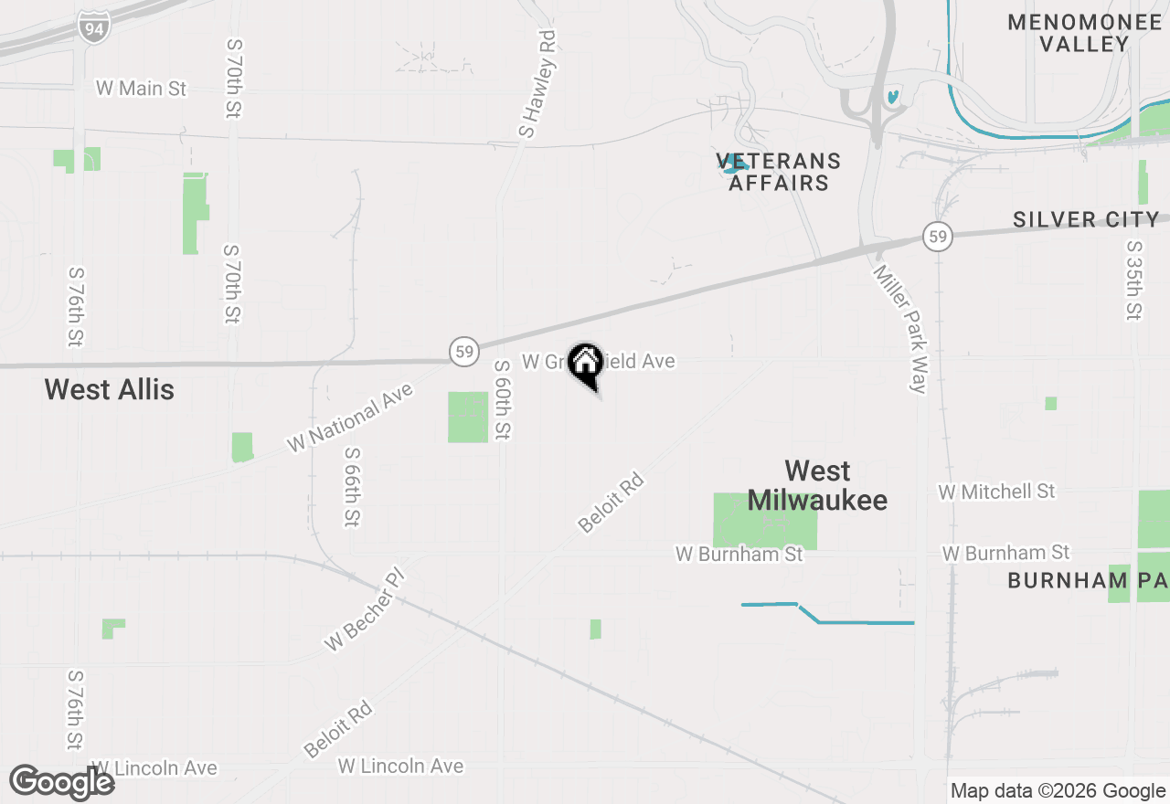 Map of 1514 S 57th St, West Allis, WI 53214