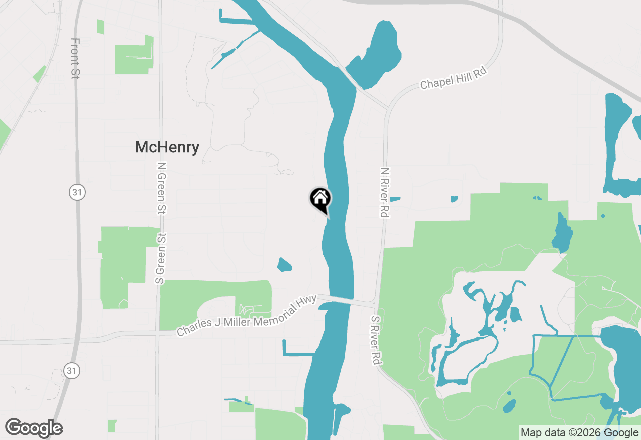 Map of 106 Country Club Drive, Mchenry, IL 60050