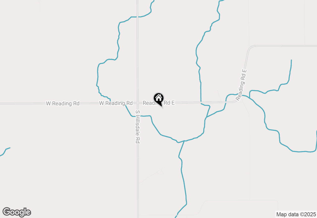 Map of 1251 E Reading Road, Hillsdale, MI 49242