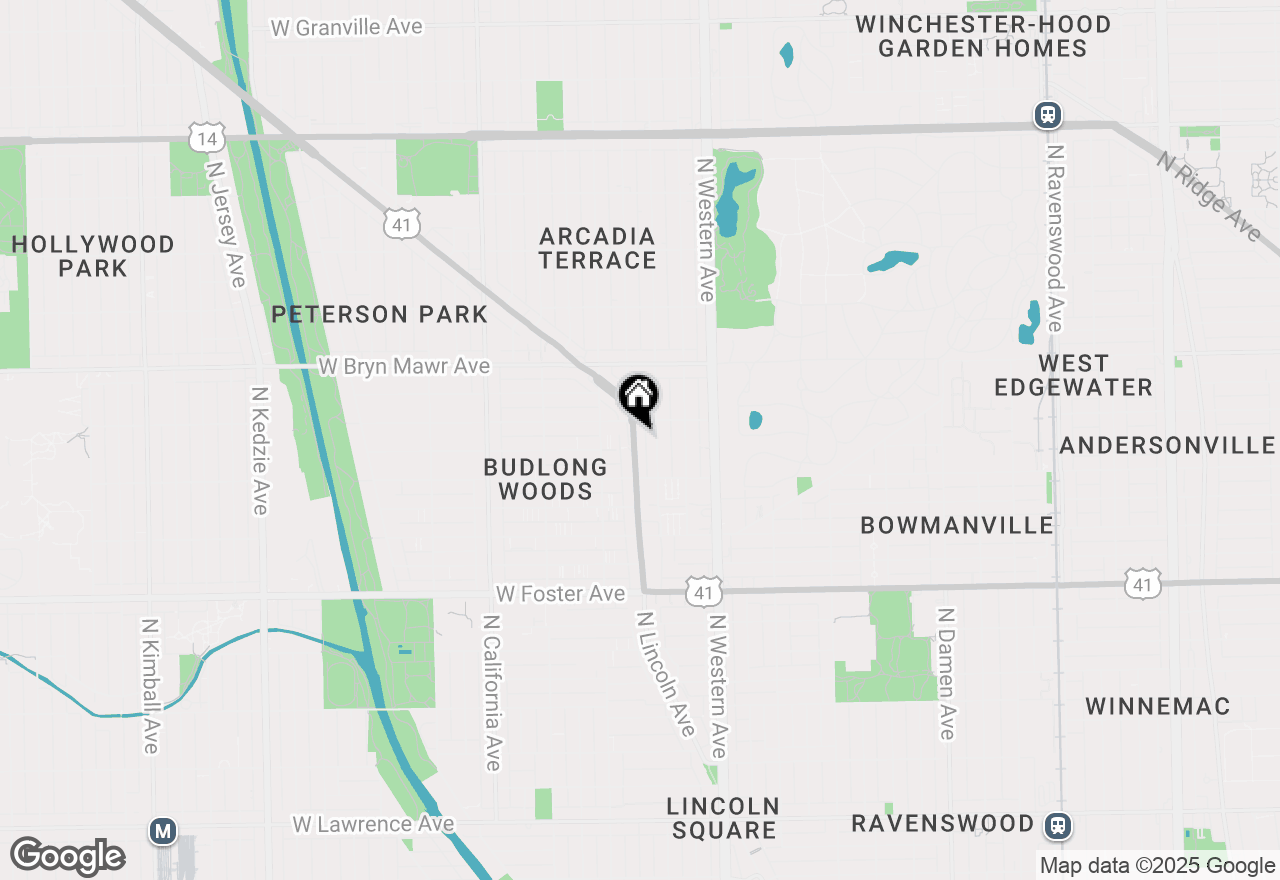 Map of 5441 N Lincoln Avenue, Chicago, IL 60625