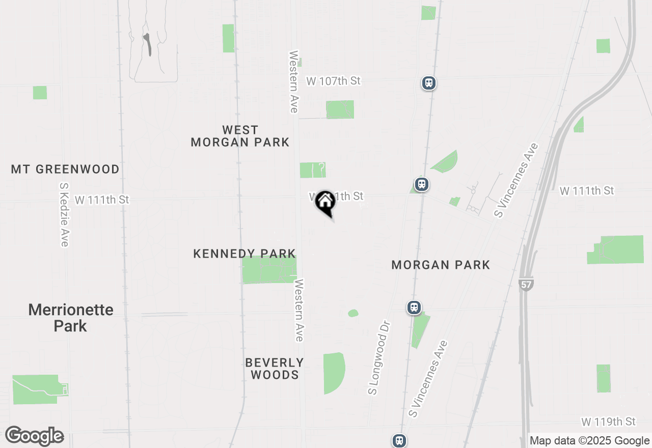 Map of 2302 W 112th Street, Chicago, IL 60643