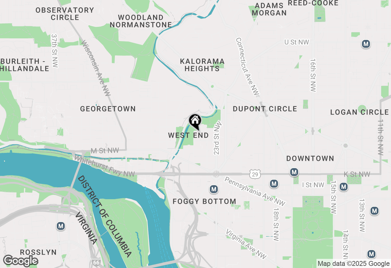 Map of 1275 25th Street Nw #710, Washington, DC 20037