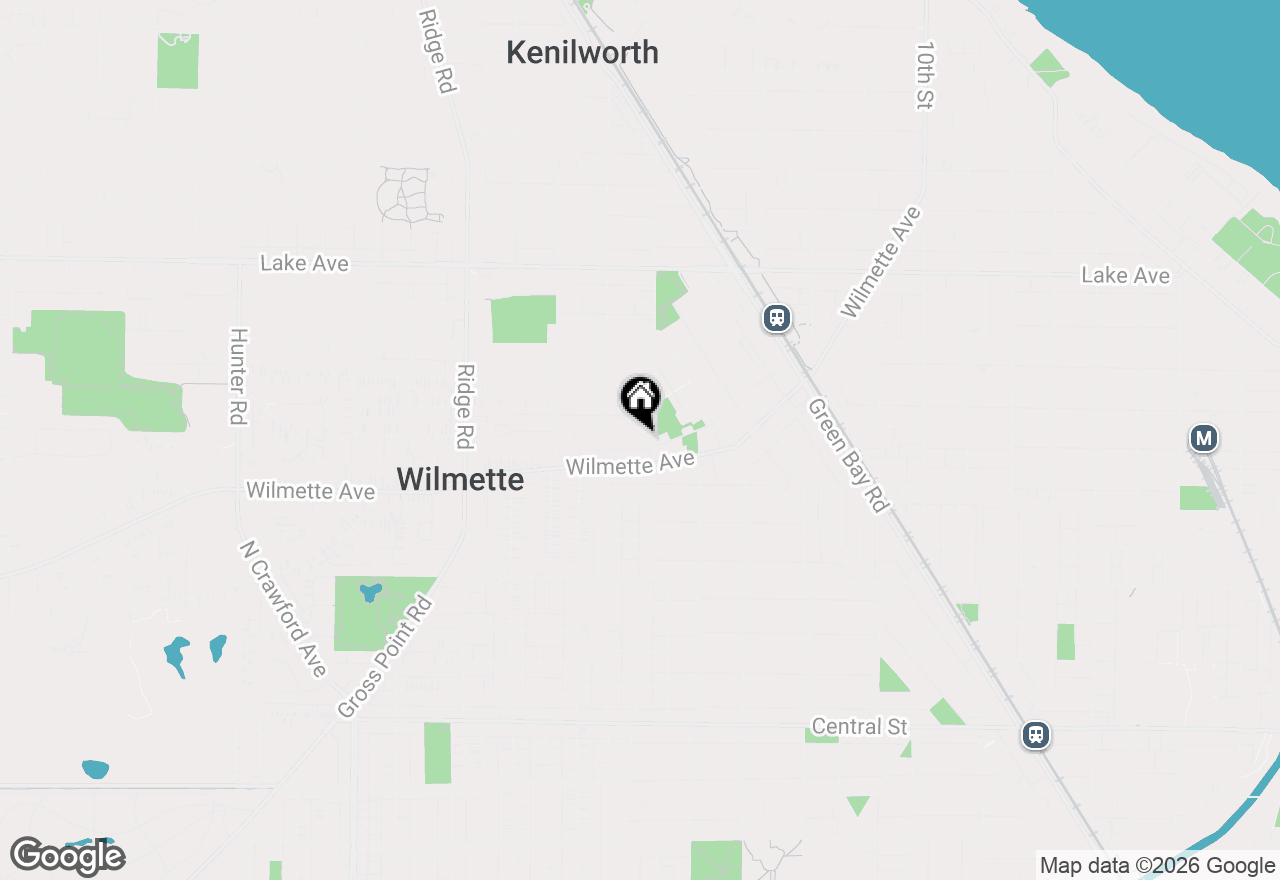 Map of 1511 Central Avenue, Wilmette, IL 60091