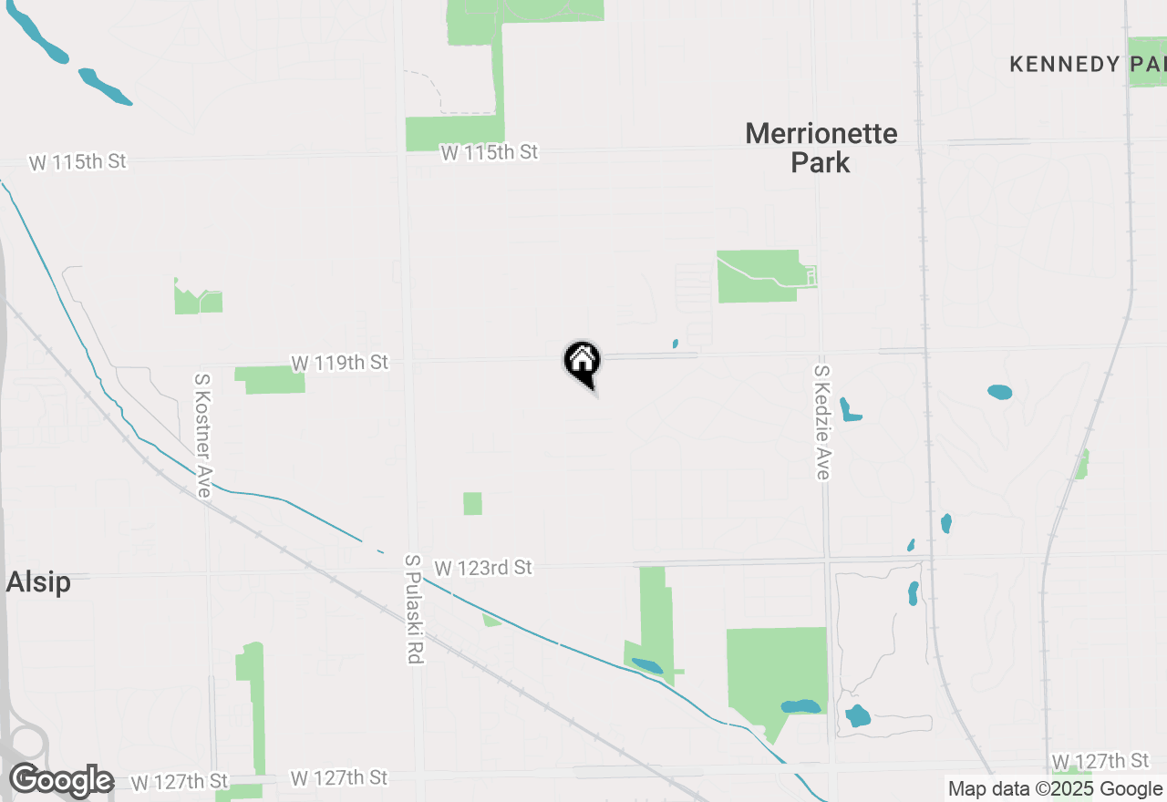 Map of 11953 S Lawndale Avenue #5B2, Alsip, IL 60803