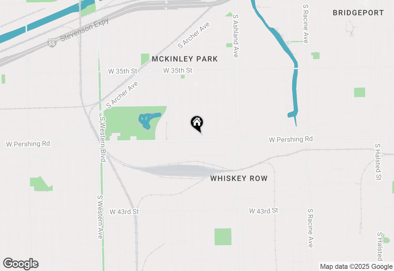 Map of 3845 S Honore Street, Chicago, IL 60609