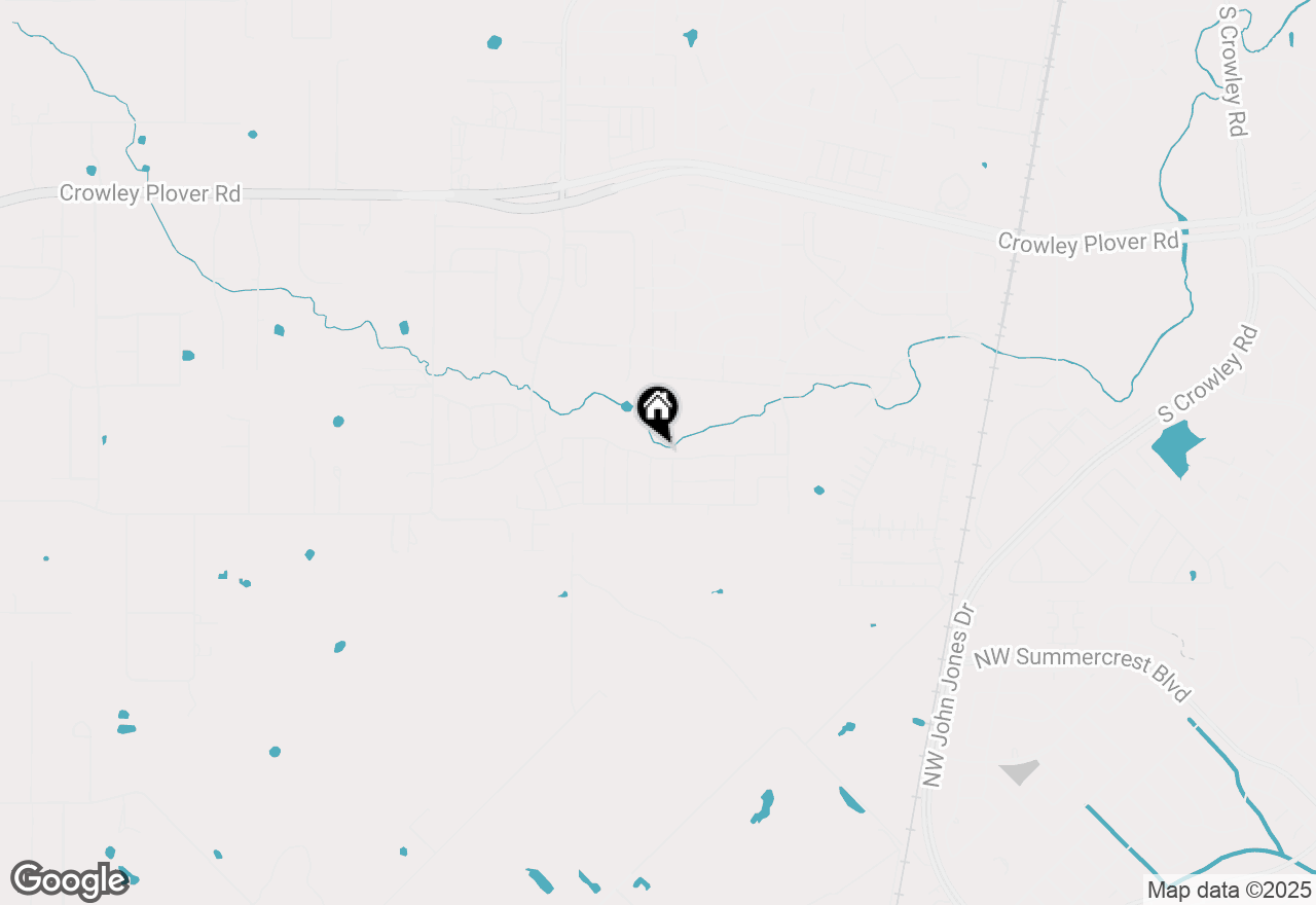 Map of 1616 Mackinac Drive, Crowley, TX 76036