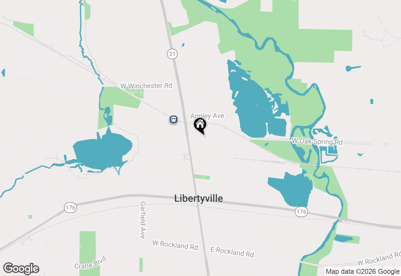 Map of 138 School Street, Libertyville, IL 60048