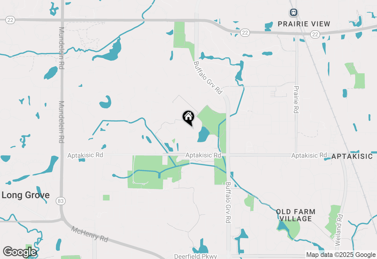 Map of 1901 Brandywyn Lane, Buffalo Grove, IL 60089
