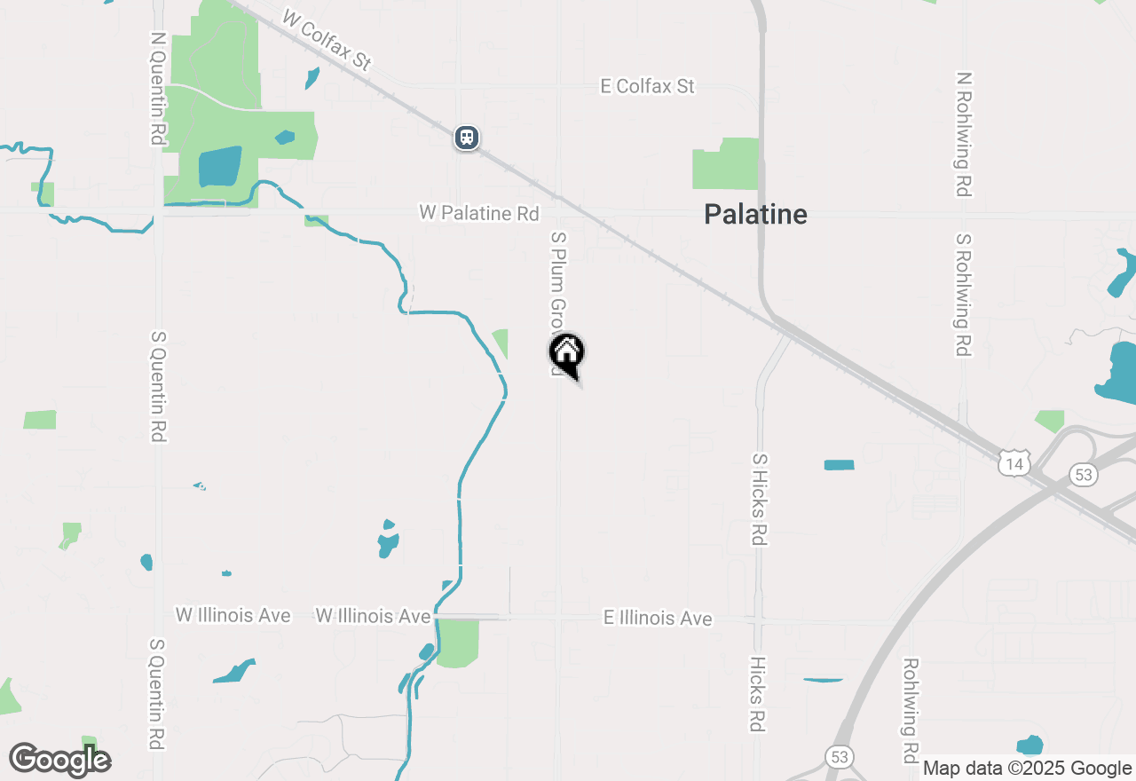Map of 317 S Plum Grove Road #5, Palatine, IL 60067