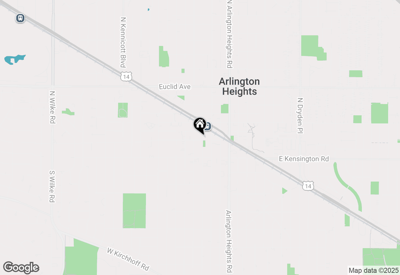 Map of 44 N Vail Avenue #508, Arlington Heights, IL 60005