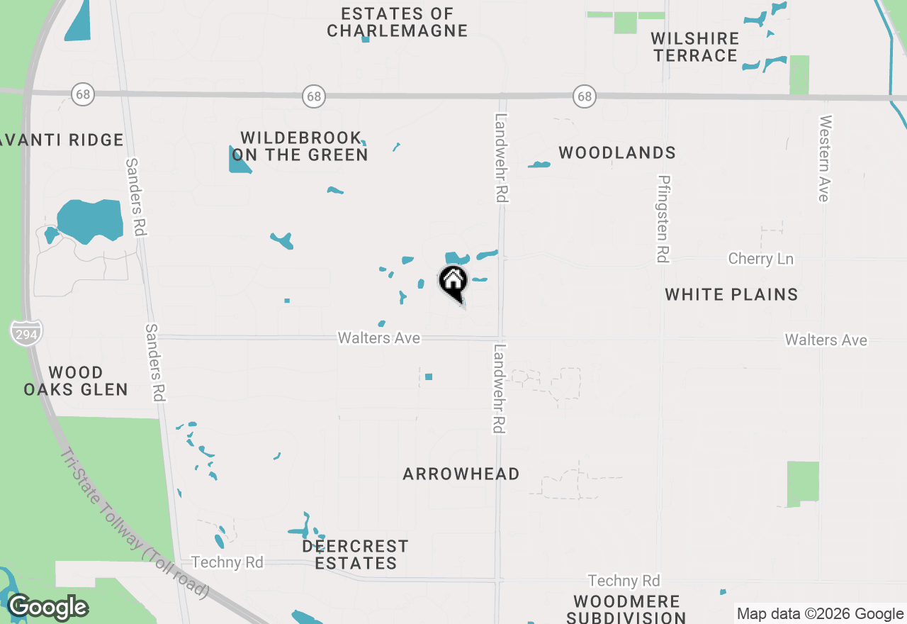 Map of 26 The Court Of Island Point, Northbrook, IL 60062