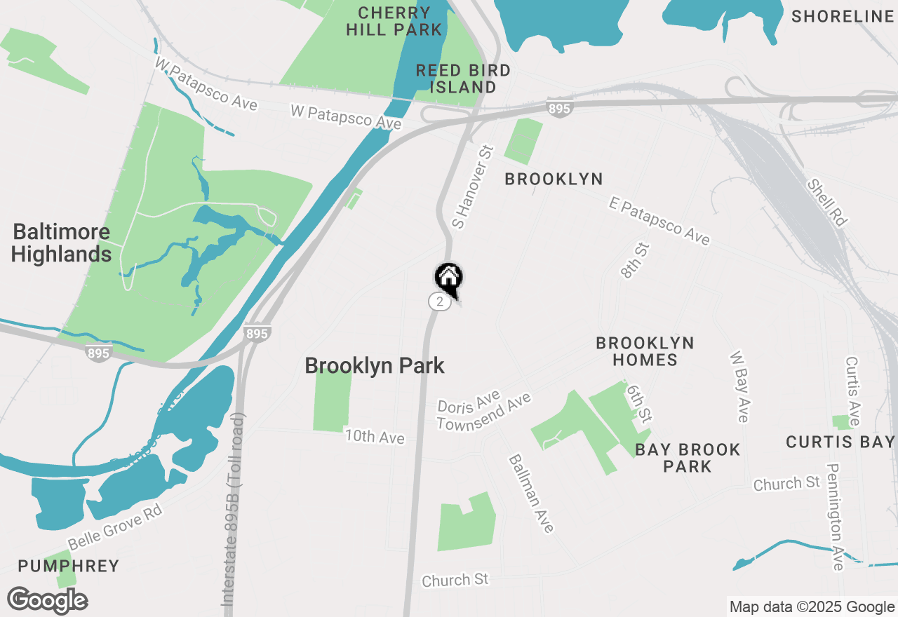 Map of 200 Charles Street, Baltimore, MD 21225