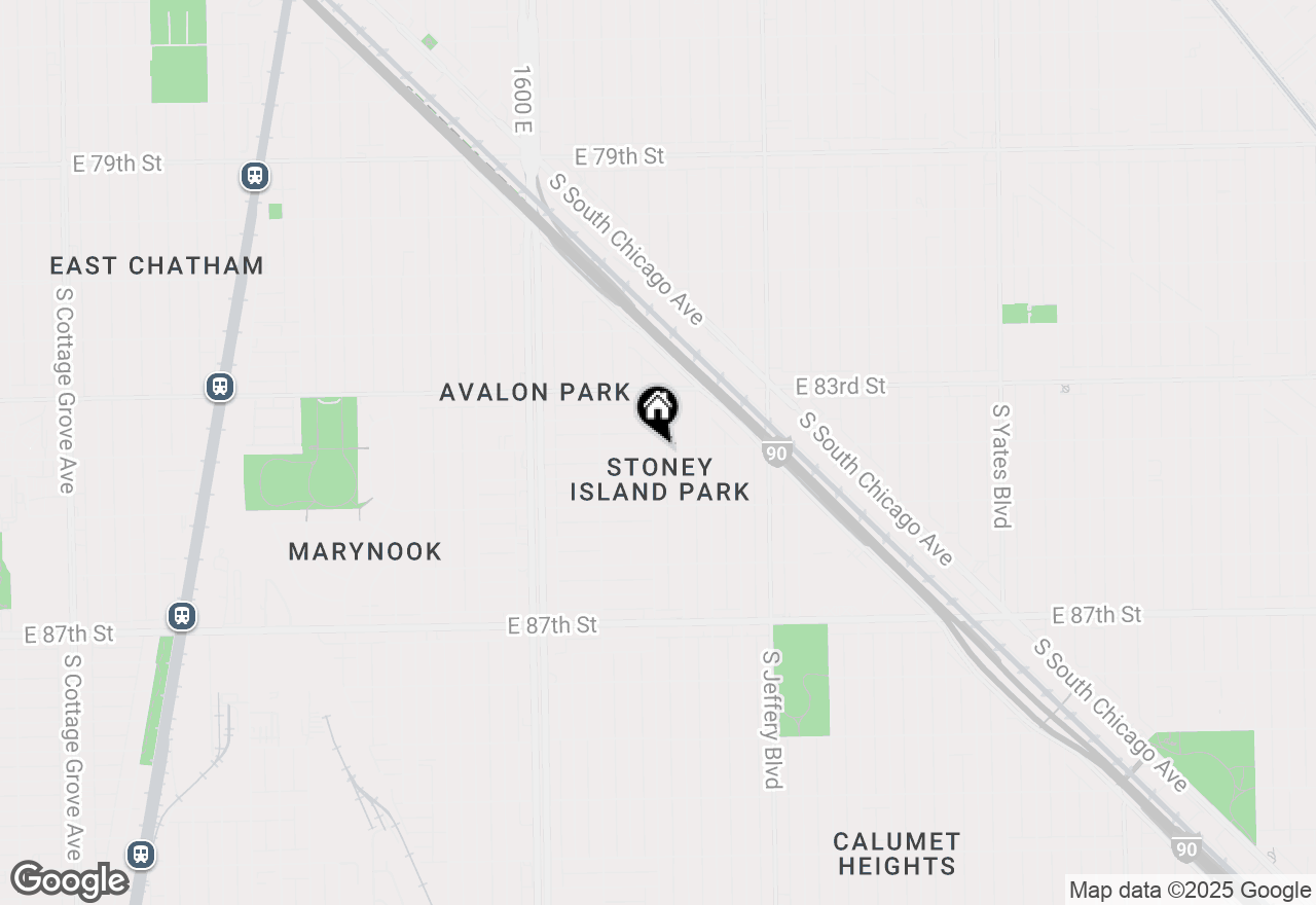 Map of 8401 S Cregier Avenue, Chicago, IL 60617