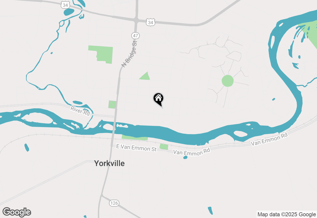 Map of 304 Sanders Court, Yorkville, IL 60560