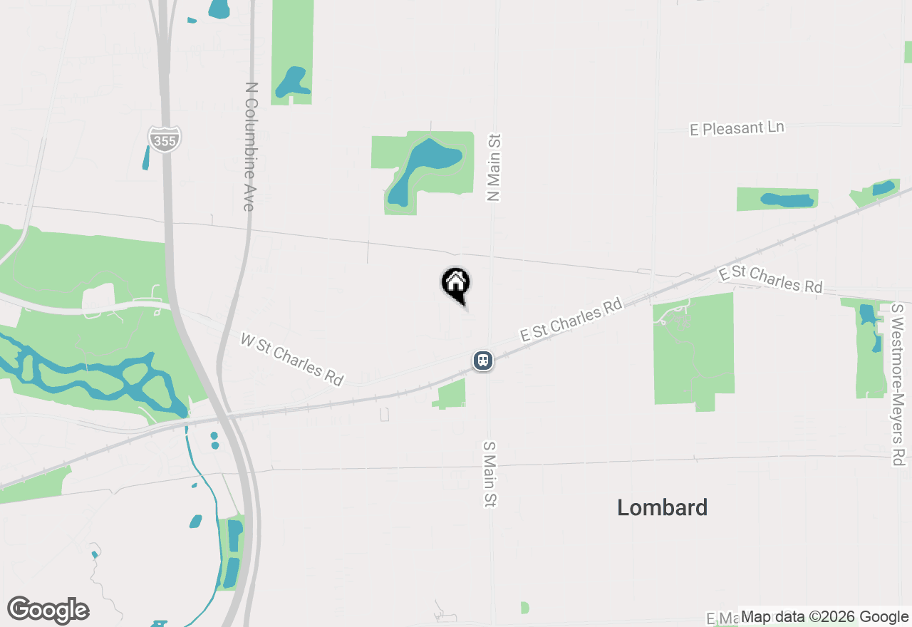 Map of 46 N Park Avenue #5, Lombard, IL 60148