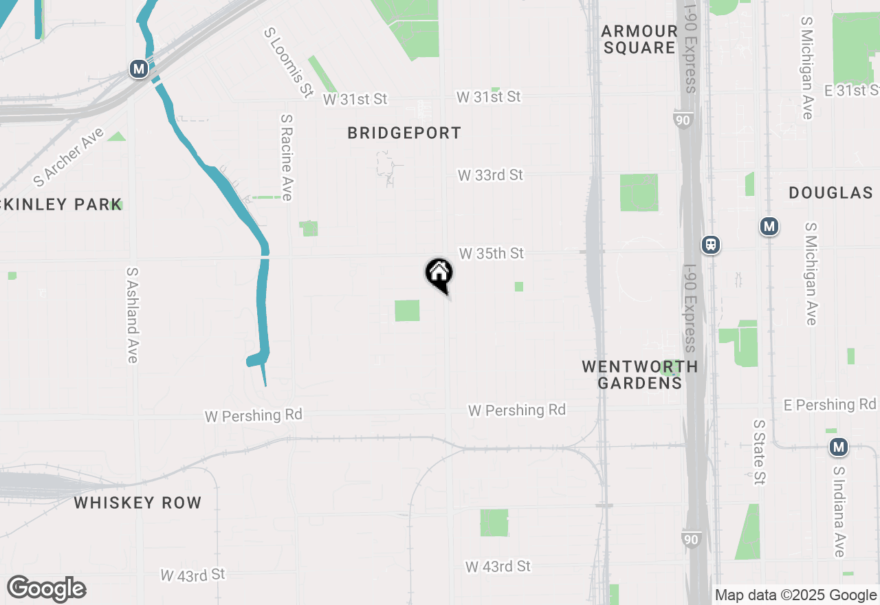 Map of 3600 S Halsted Avenue, Chicago, IL 60609