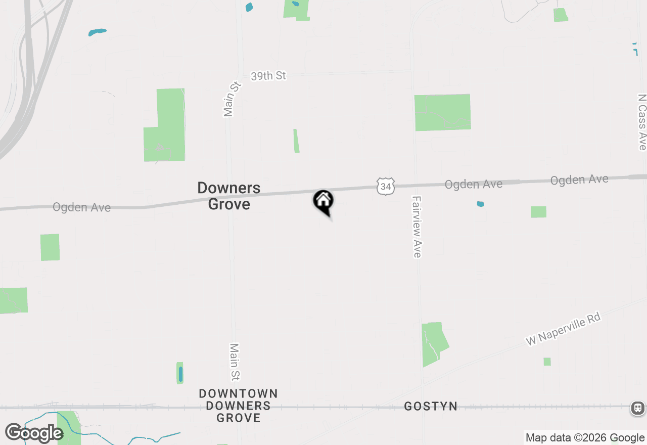 Map of 4405 Prospect Avenue, Downers Grove, IL 60515