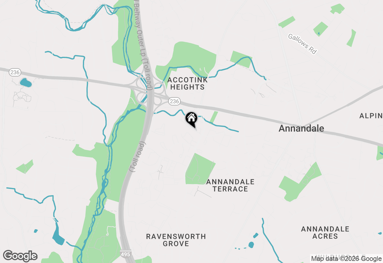 Map of 7723 Donnybrook Court #205, Annandale, VA 22003