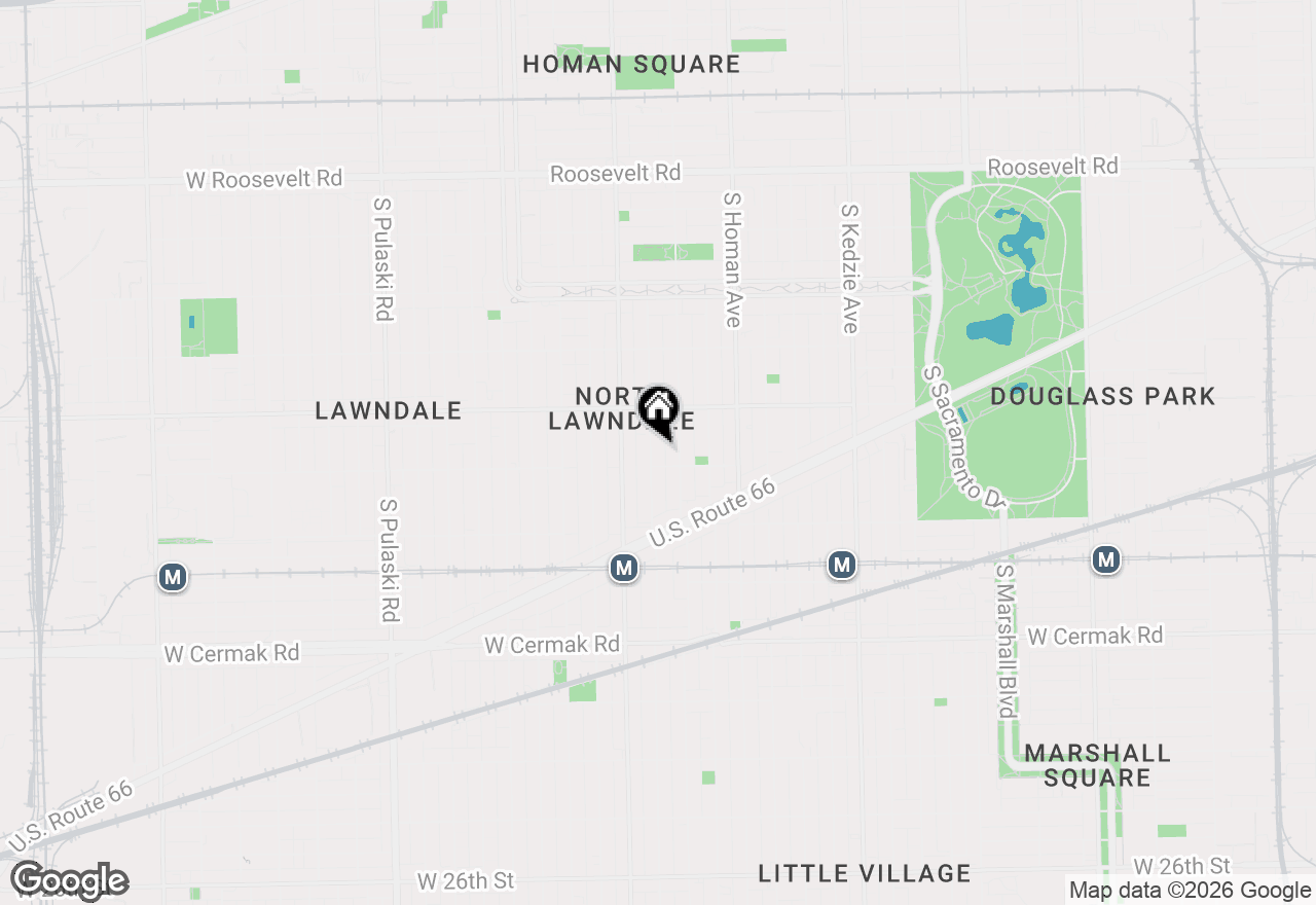 Map of 1647 S Drake Avenue, Chicago, IL 60623